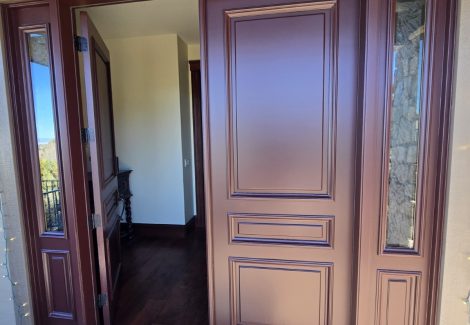 Front Door Staining